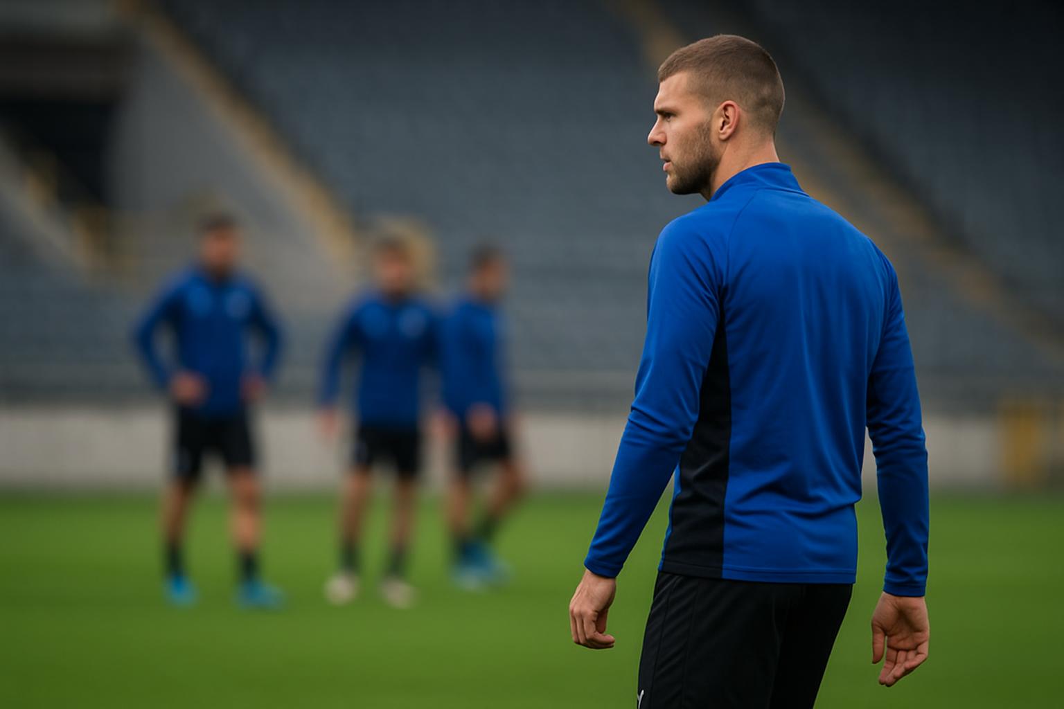 Sfeerbeeld van een training bij Club Brugge in aanloop naar de zomermercato