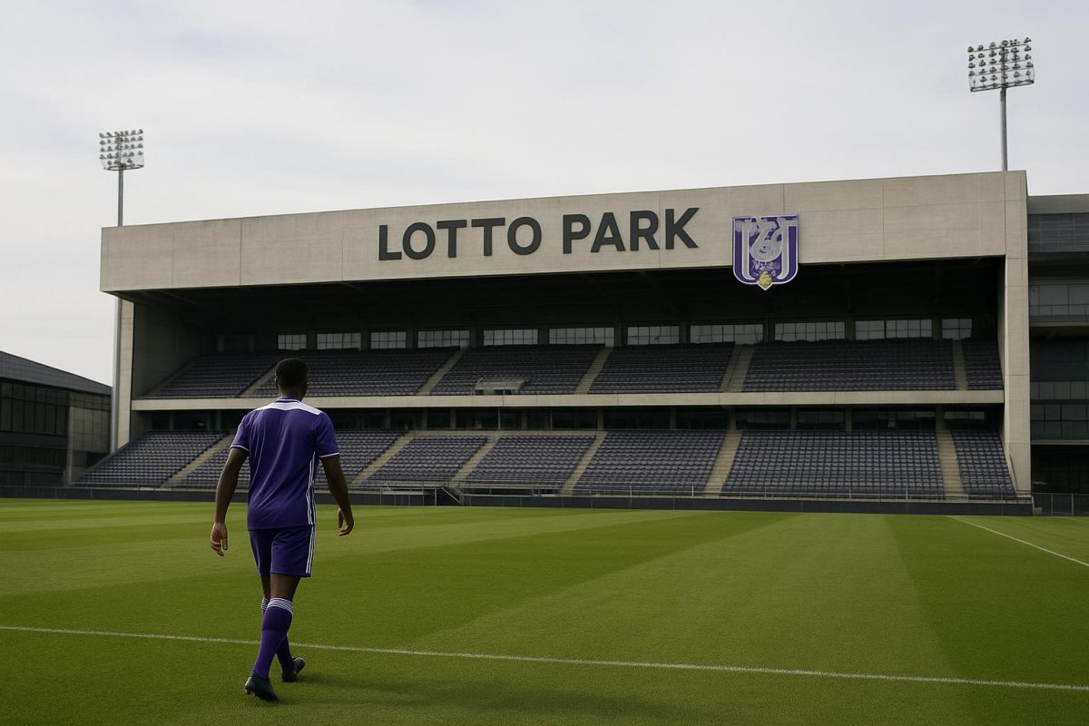 Sfeerbeeld van het Lotto Park van RSC Anderlecht