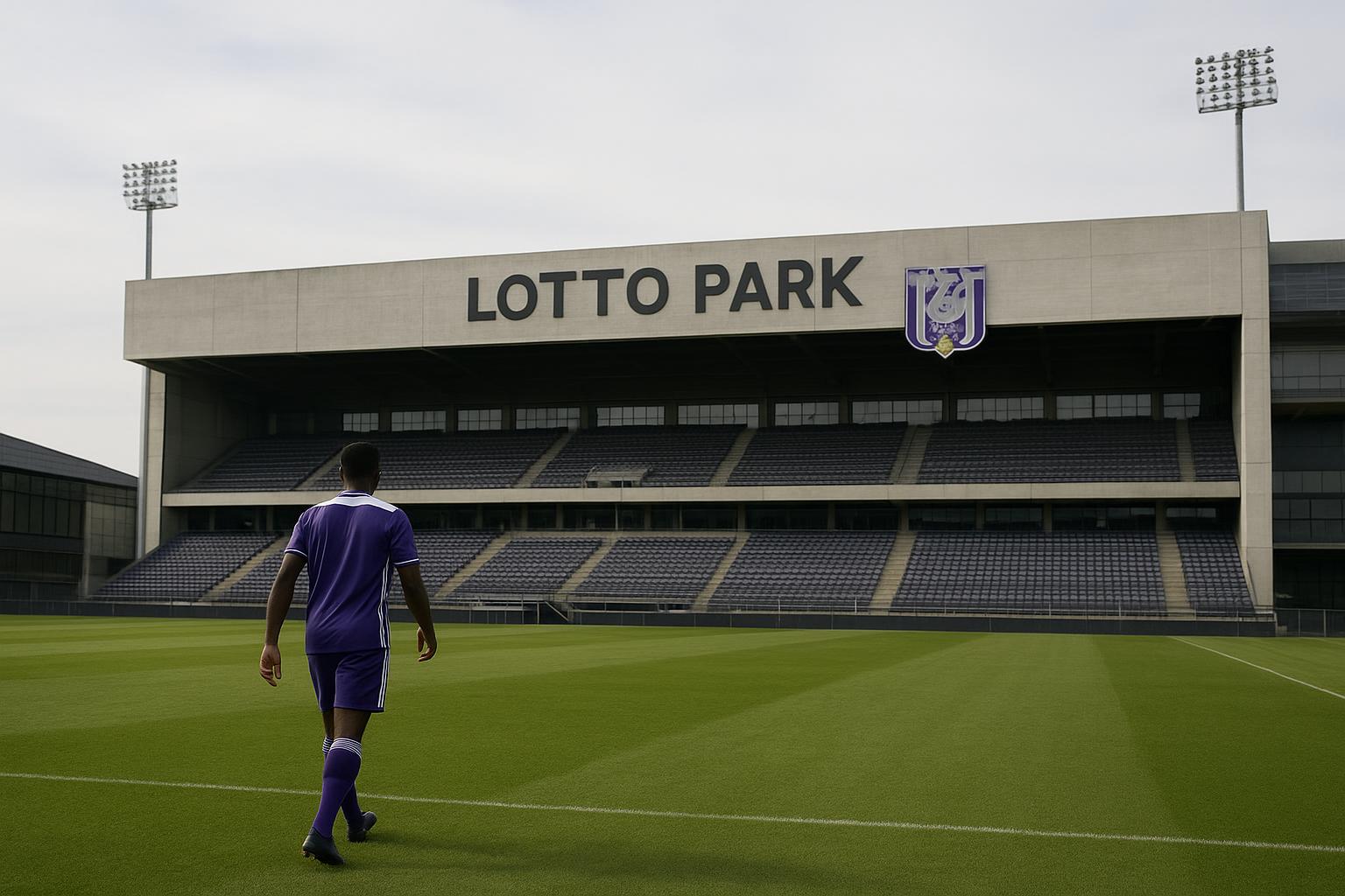 Sfeerbeeld van het Lotto Park van RSC Anderlecht