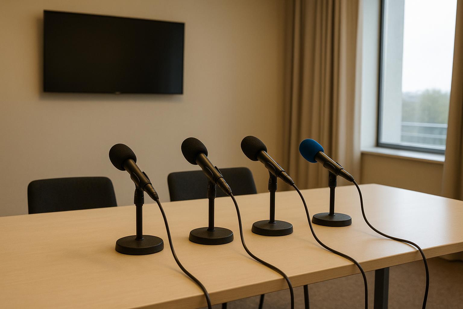 Sfeerbeeld van een FIFA-vergadering waar reglementswijzigingen worden besproken