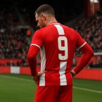 Vincent Janssen van Royal Antwerp FC tijdens een wedstrijd in het Bosuilstadion