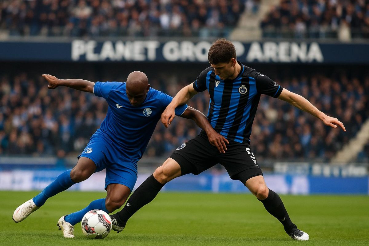 Sfeerbeeld van KAA Gent tegen Club Brugge in de Planet Group Arena