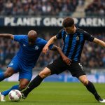 Sfeerbeeld van KAA Gent tegen Club Brugge in de Planet Group Arena