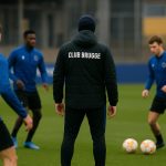 Ivan Leko van Club Brugge tijdens een trainingsmoment in aanloop naar de play-offs