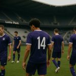 Sfeerbeeld in het Lotto Park bij RSC Anderlecht tijdens een wedstrijd