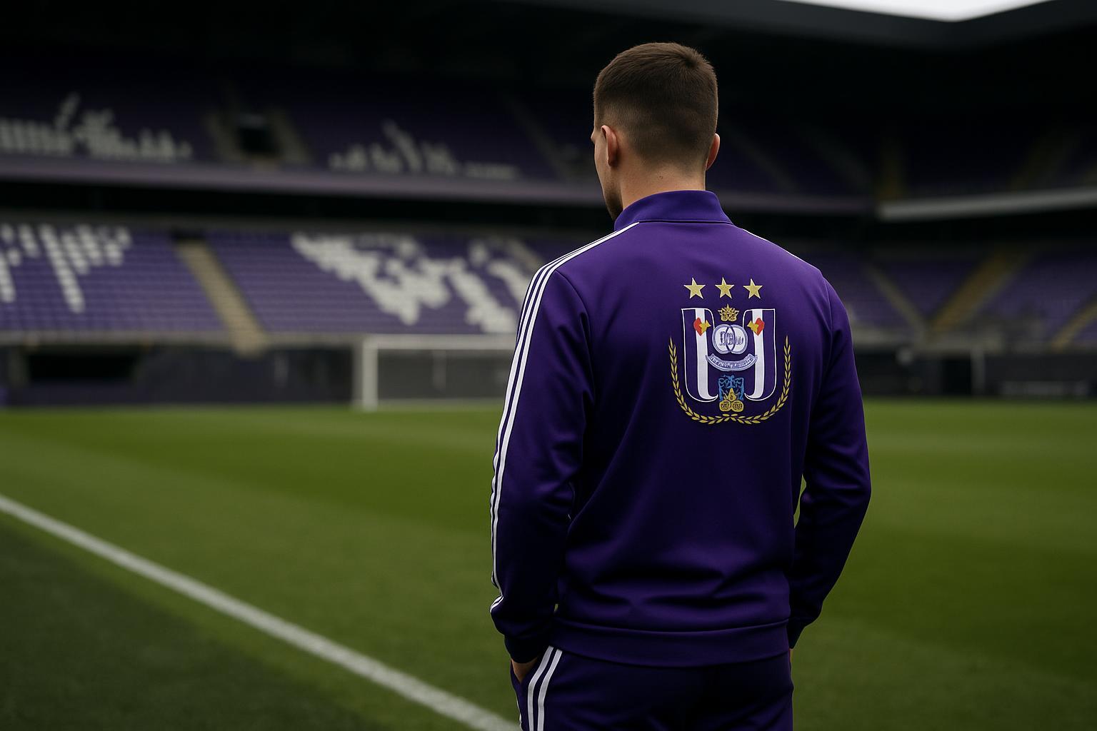 Thorgan Hazard van RSC Anderlecht in het Lotto Park
