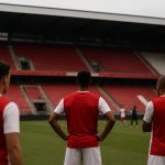 Sfeerbeeld in en rond de Bosuil bij Royal Antwerp FC, in de aanloop naar contractbeslissingen.