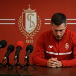 Vincent Euvrard tijdens een persmoment bij Standard in Sclessin