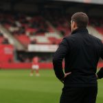 Steve Colpaert als interimcoach van Zulte Waregem langs de zijlijn