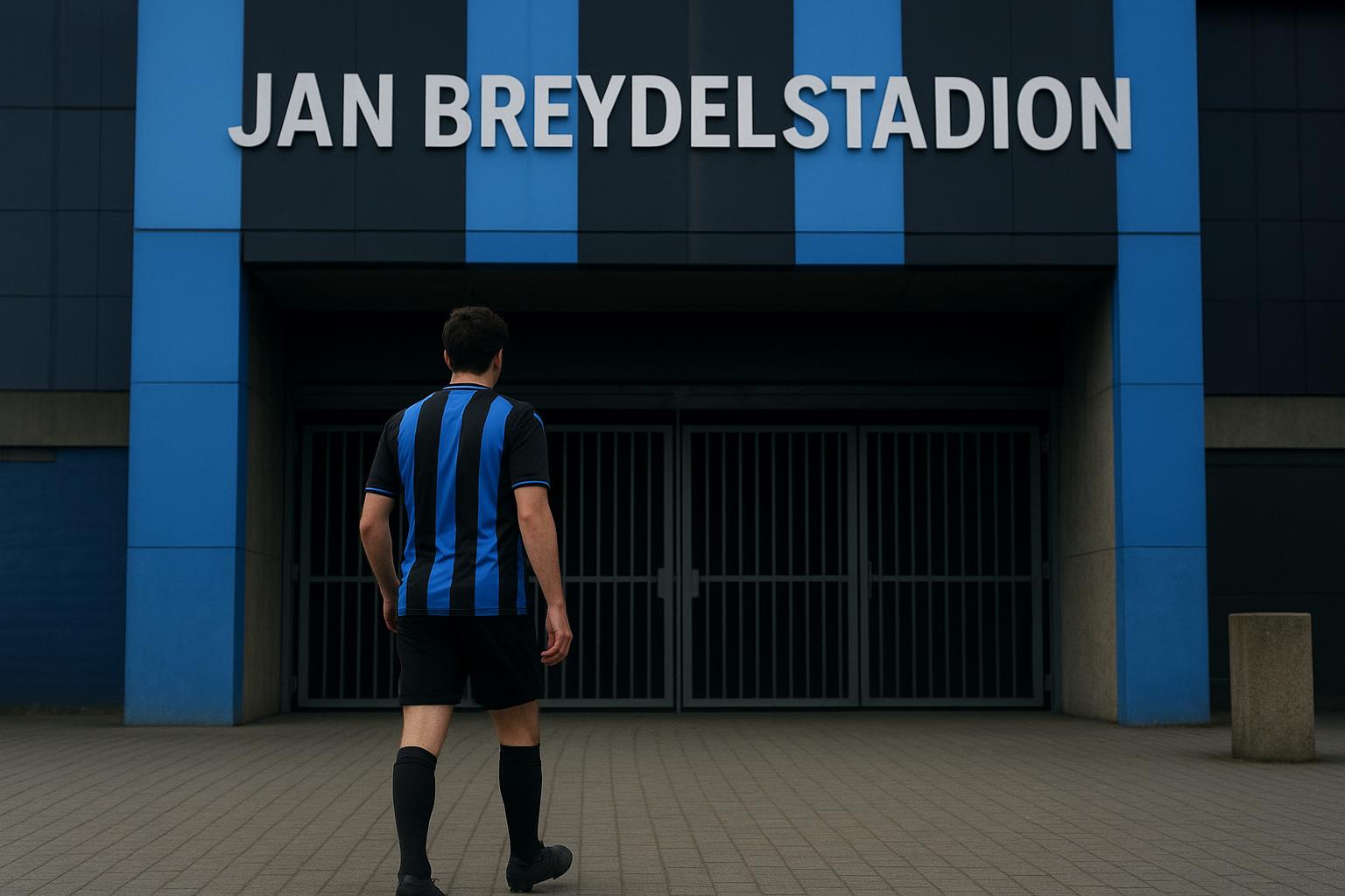 Jan Breydelstadion in Brugge in een transfersfeer rond Club Brugge