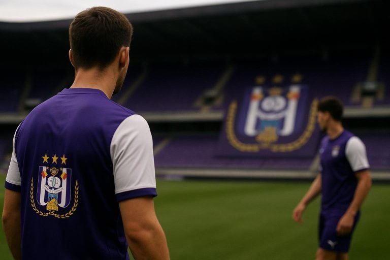Sfeerbeeld van een transfercontext rond Anderlecht en Club Brugge