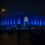 Sfeershot rond het Jan Breydelstadion in aanloop naar Club Brugge tegen Union SG in de Champions’ Play-Offs