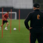 Rudi Garcia tijdens de oefenstage van de Rode Duivels in de Verenigde Staten
