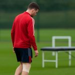 Leandro Trossard van Arsenal tijdens een trainingsmoment
