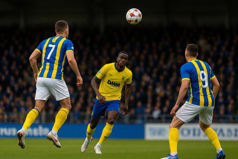 Union viert in het Dudenpark na de 1-0 tegen STVV in de Champions' Play-Off