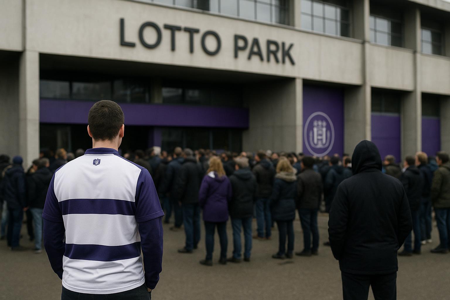 Sfeerbeeld rond het Lotto Park van RSC Anderlecht