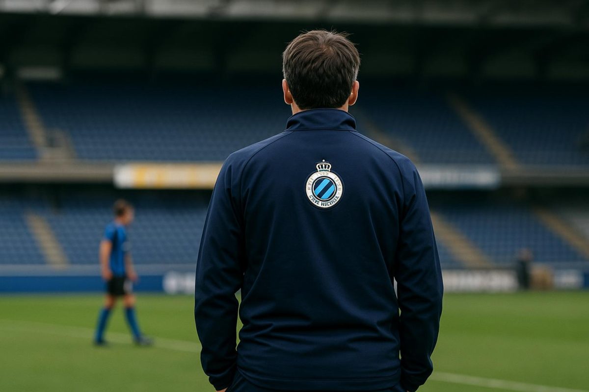 Ivan Leko langs de zijlijn in Club Brugge-context zonder herkenbare gezichten