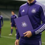 Thorgan Hazard van RSC Anderlecht tijdens een trainingsmoment in aanloop naar de play-offs
