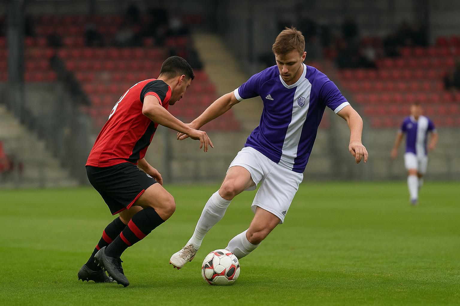 Actiebeeld uit RFC Seraing tegen Patro Eisden in de Challenger Pro League
