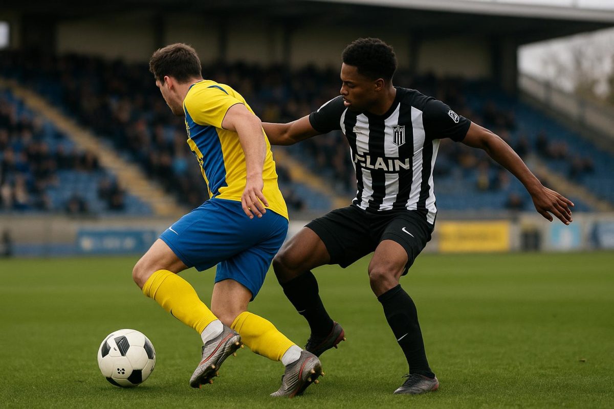 Actiebeeld uit Westerlo tegen Sporting Charleroi in de Europe Play-Offs