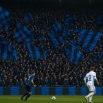Sfeerbeeld in het Jan Breydelstadion bij Club Brugge tegen Anderlecht