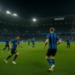 Sfeerbeeld in het Jan Breydelstadion in aanloop naar Club Brugge tegen Anderlecht