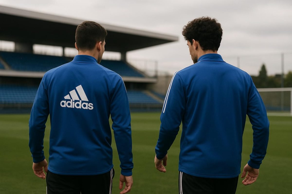 Sfeerbeeld van Real Madrid in trainingscontext, zonder herkenbare gezichten