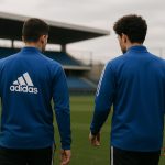 Sfeerbeeld van Real Madrid in trainingscontext, zonder herkenbare gezichten