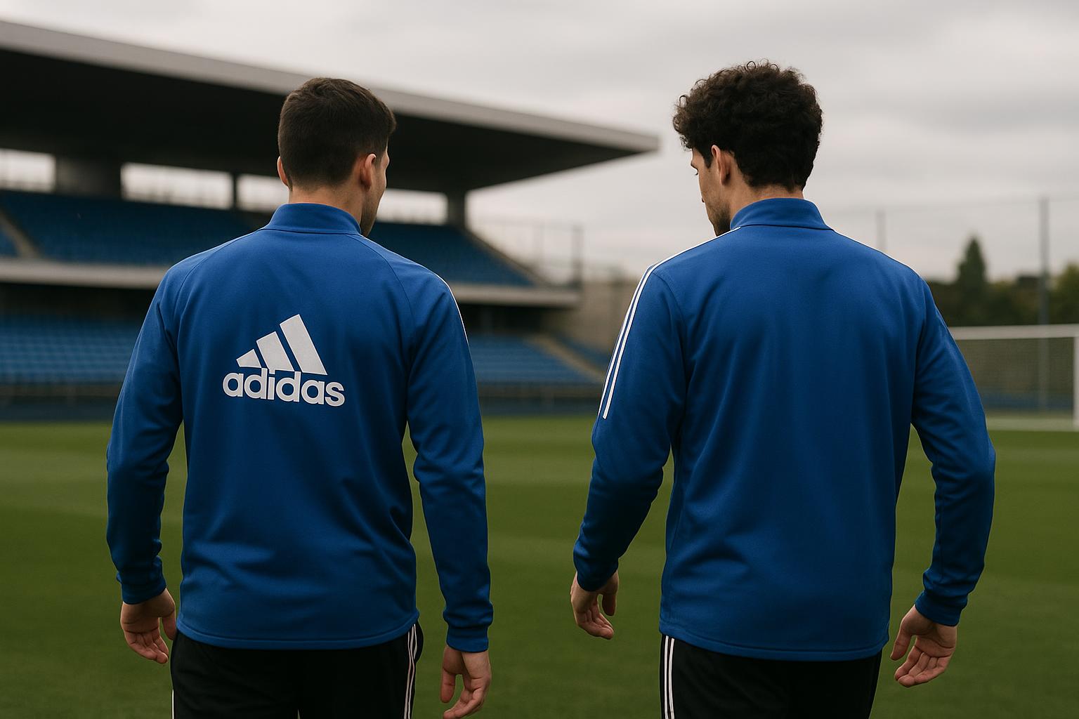 Sfeerbeeld van Real Madrid in trainingscontext, zonder herkenbare gezichten
