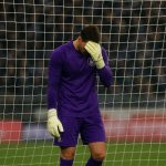 Colin Coosemans van Anderlecht reageert teleurgesteld na de nederlaag tegen Club Brugge