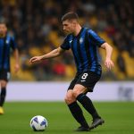 Charles De Ketelaere viert met Atalanta na een actie in de wedstrijd tegen Lecce