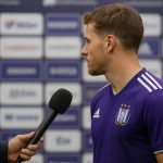 Wout Faes tijdens een interviewmoment
