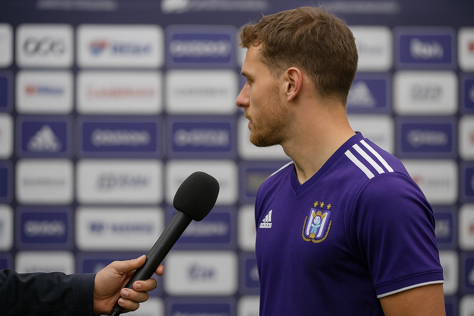 Wout Faes tijdens een interviewmoment