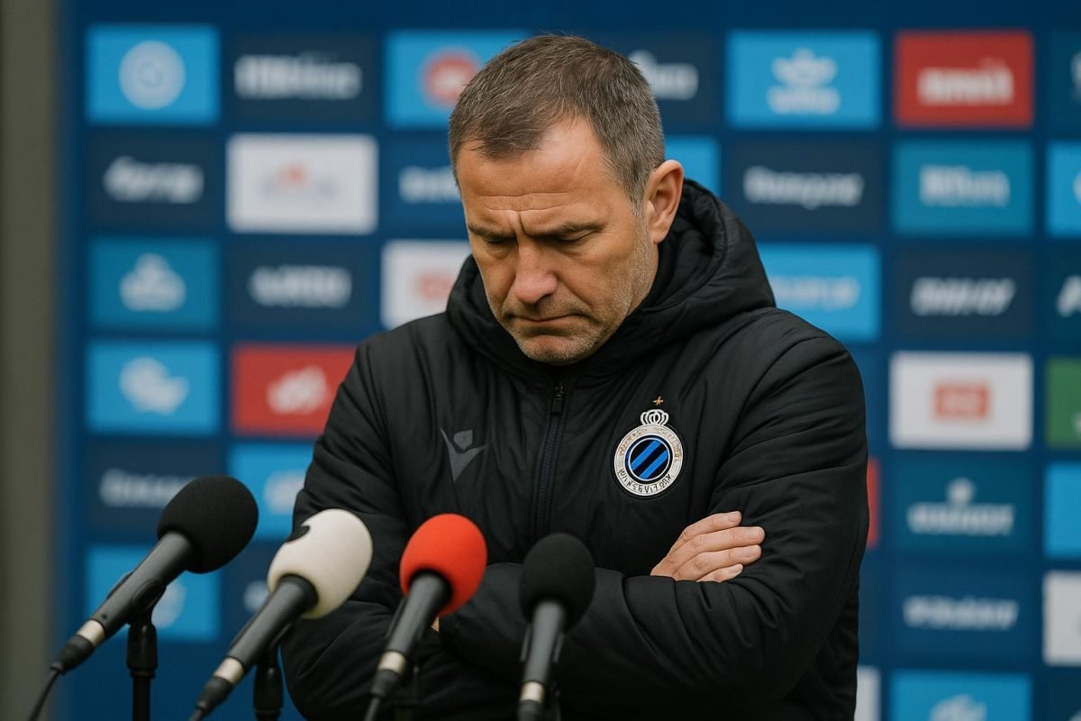 Ivan Leko langs de zijlijn tijdens Club Brugge tegen Anderlecht in de Champions’ Play-Offs