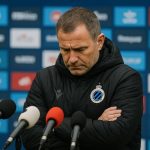 Ivan Leko langs de zijlijn tijdens Club Brugge tegen Anderlecht in de Champions’ Play-Offs