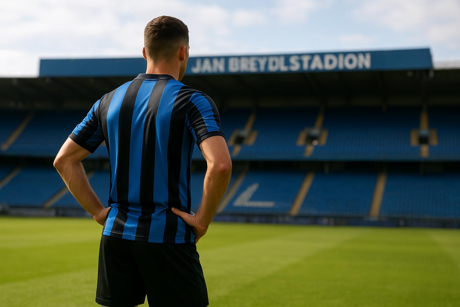 Sfeerbeeld rond Club Brugge in transfercontext aan het Jan Breydelstadion
