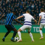 Spelmoment tijdens Club Brugge tegen RSC Anderlecht in het Jan Breydelstadion