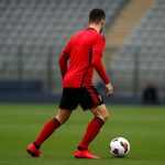 Amadou Onana in actie bij de Rode Duivels