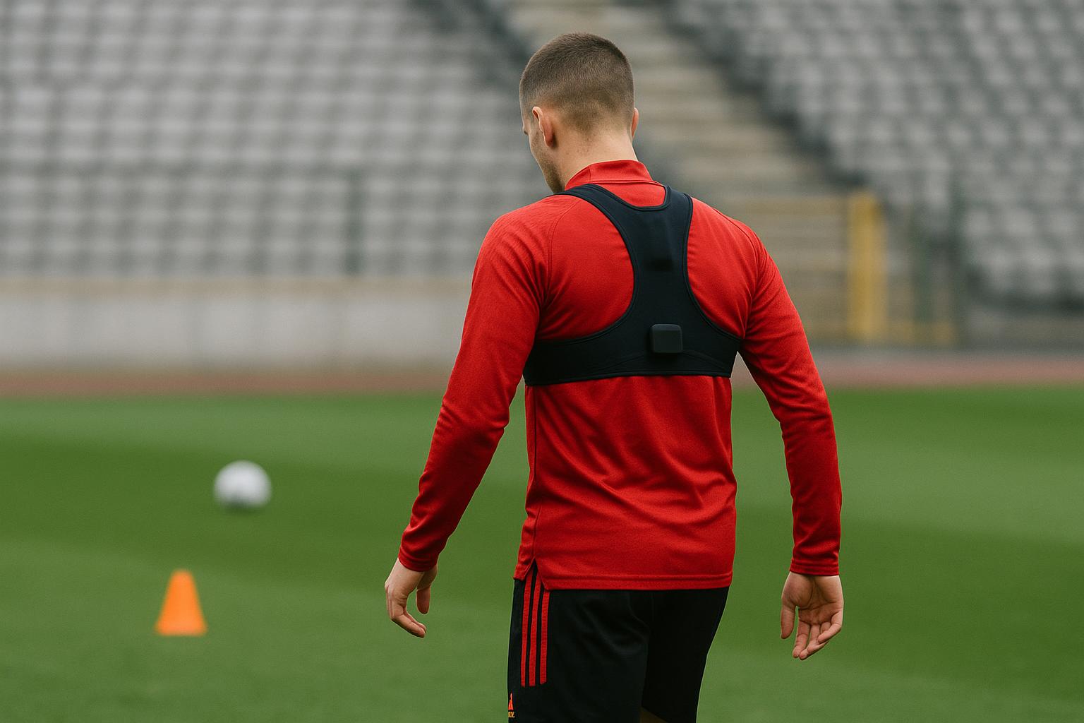 Een neutraal beeld rond de KBVB-context met focus op performance-opvolging tijdens een trainingsmoment