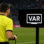 Beeld dat de arbitrage in de Belgische play-offs illustreert, zonder herkenbare gezichten.