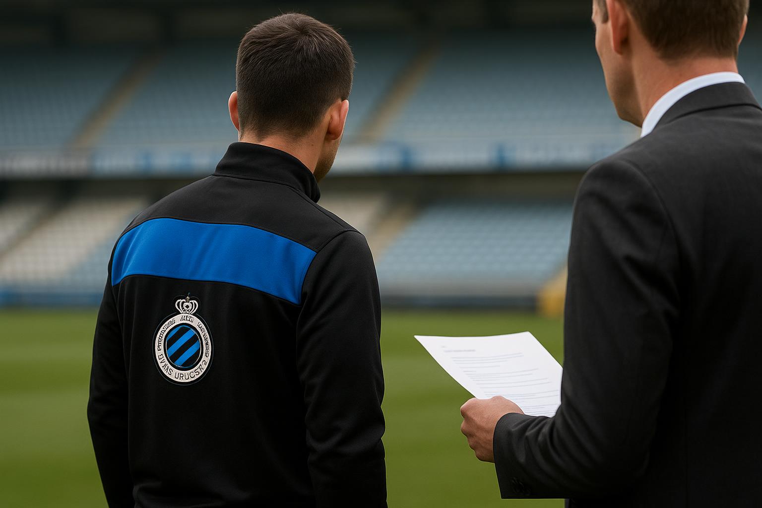 Hans Vanaken in Club Brugge-context tijdens berichtgeving over contractgesprekken