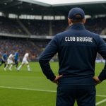 Ivan Leko langs de zijlijn bij Club Brugge tijdens de Champions’ Play-Offs