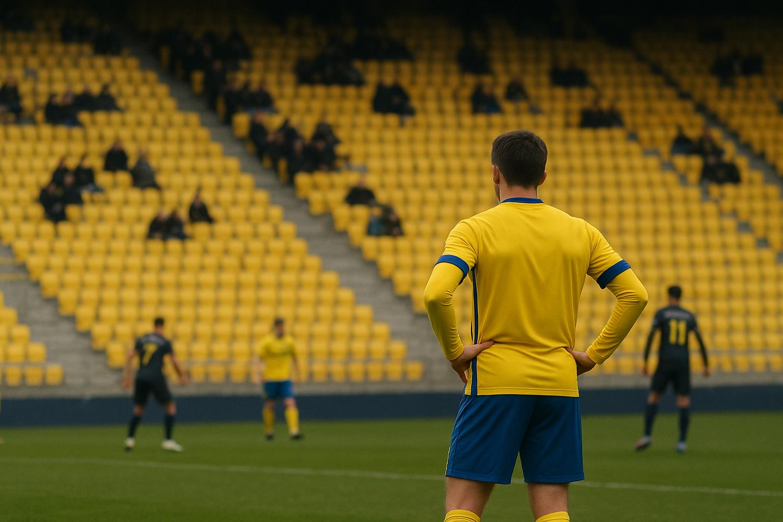 Sfeerbeeld in het stadion van STVV op Stayen tijdens een wedstrijd