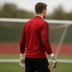 Senne Lammens in Manchester United-context tijdens een trainingsmoment