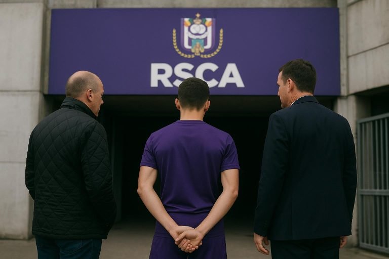 Sfeerbeeld bij RSC Anderlecht rond contractdossier van jeugdspeler