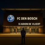 Het stadion De Vliert van FC Den Bosch voorafgaand aan een wedstrijd