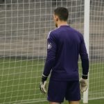 Colin Coosemans, doelman van RSC Anderlecht, tijdens een training in het Lotto Park