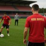 Rudi Garcia tijdens een moment in de voorbereiding met de Rode Duivels