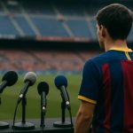 Sfeerbeeld rond de arbitrage tijdens FC Barcelona tegen Atlético Madrid in de Champions League