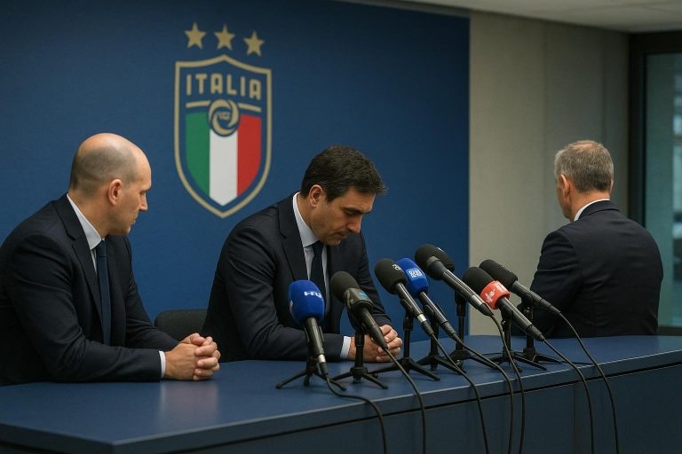 Sfeerbeeld rond de Italiaanse voetbalbond na het missen van WK-kwalificatie